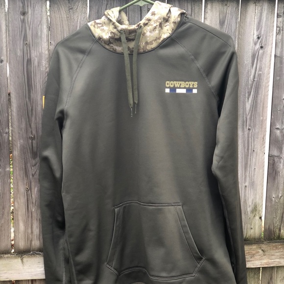 dallas cowboys salute to service women's hoodie